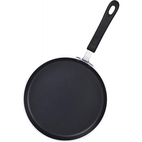  Cook N Home 10.25-Inch Nonstick Heavy Gauge Crepe Pancake Pan Griddle, 26cm, Black