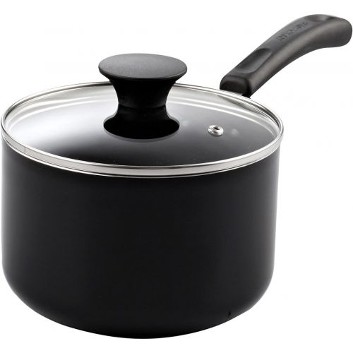  [아마존베스트]Cook N Home Nonstick Saucepan, 2 quart, Black