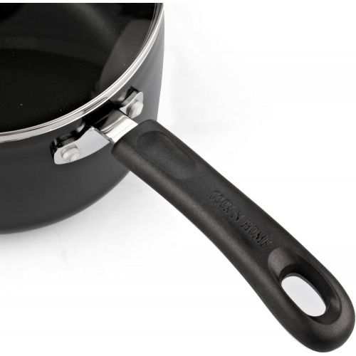  [아마존베스트]Cook N Home Nonstick Saucepan, 2 quart, Black