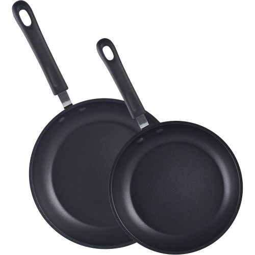  [아마존베스트]Cook N Home Professional Hard Anodize Saute Fry Pan, 8/9.5, Black