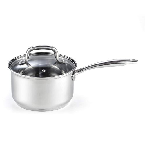  Cook N Home 02606 8-Piece Stainless Steel Cookware Set Silver