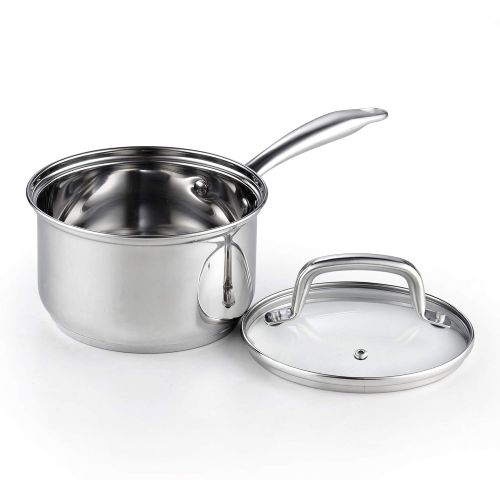  Cook N Home 02606 8-Piece Stainless Steel Cookware Set Silver