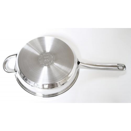  Cook N Home NC-00250 12-Piece Stainless Steel Cookware Set Silver