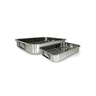 Cook Pro 4-Piece Stainless Steel RoasterLasagna Pan