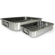 [아마존베스트]Cook Pro 4-Piece All-in-1 Lasagna and Roasting Pan