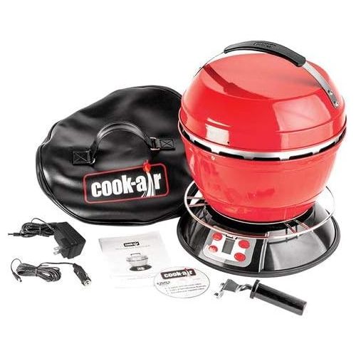  Cook-Air EP-3620BK Wood Fired Portable Grill, Black