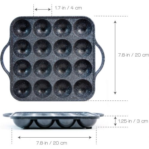  CookKing - TAKOYAKI Nonstick Grill Pan/Cooking Plate, Made in Korea