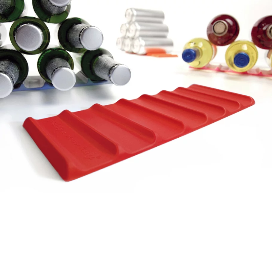  Cooks Innovation Fridge Monkey Bottle Stacking Mat in Red