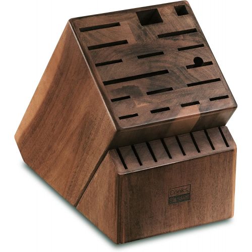  Cooks Standard Knife Storage Block, 25 Slot, Acacia