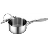 [아마존베스트]Cooks Standard 1.5 Quart Stainless Steel Saucepan with Lid