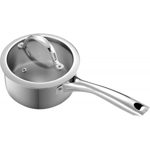  [아마존베스트]Cooks Standard 1.5 Quart Stainless Steel Saucepan with Lid