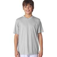 Cool & Dry Sport Boys Grey Performance Interlock T-shirt