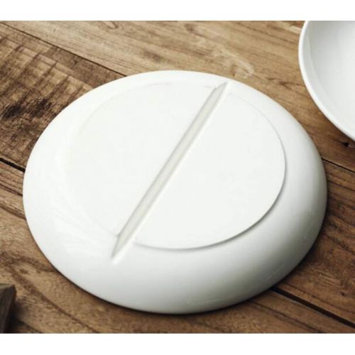  Cool Lemon Ceramic Leaf Pattern Divided Plate Dishes Tray Dinnerware Tableware Appetizer Sauce Dish Tray for Breakfast Lunch