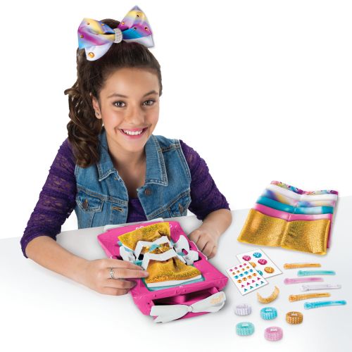  Cool Maker - JoJo Siwa Bow Maker with Rainbow and Unicorn Patterns, for Ages 6 and Up (Edition May Vary)