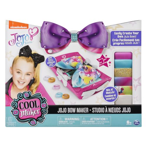  Cool Maker - JoJo Siwa Bow Maker with Rainbow and Unicorn Patterns, for Ages 6 and Up (Edition May Vary)