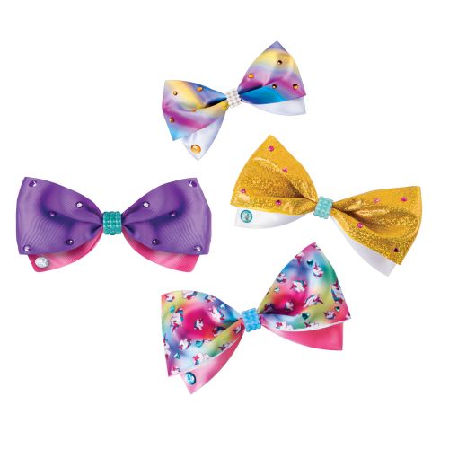  Cool Maker - JoJo Siwa Bow Maker with Rainbow and Unicorn Patterns, for Ages 6 and Up (Edition May Vary)