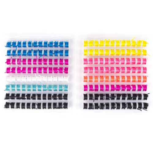  Cool Maker - KumiColors Fantasy & Neons Fashion Pack, Makes Up to 24 Bracelets with the KumiKreator, for Ages 8 and Up