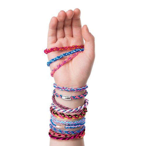  Cool Maker - KumiColors Fantasy & Neons Fashion Pack, Makes Up to 24 Bracelets with the KumiKreator, for Ages 8 and Up