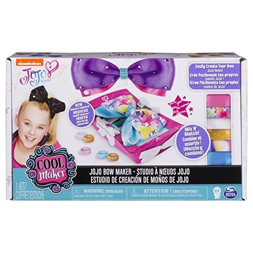  [아마존베스트]Cool Maker - JoJo Siwa Bow Maker with Rainbow and Unicorn Patterns, for Ages 6 and Up