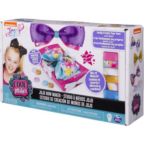  [아마존베스트]Cool Maker - JoJo Siwa Bow Maker with Rainbow and Unicorn Patterns, for Ages 6 and Up