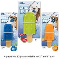 Cool Pup Popsicles Cooling Toy (4 Pack), Large, Orange