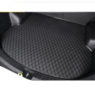 Cool car automotive Black Customized Special car Trunk mat Leather Cargo mat Waterproof Cargo Liners for Jaguar XF XE XJ F-PACE (F-PACE)