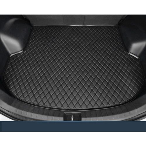  Cool car automotive Black Customized Special car Trunk mat Leather Cargo mat Waterproof Cargo Liners for Jaguar XF XE XJ F-PACE (F-PACE)