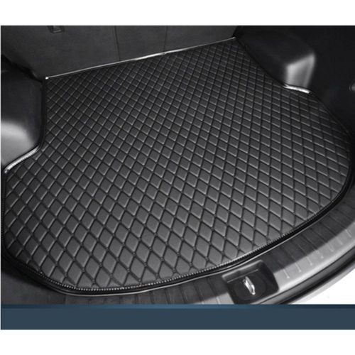  Cool car automotive Black Customized Special car Trunk mat Leather Cargo mat Waterproof Cargo Liners for Jaguar XF XE XJ F-PACE (F-PACE)