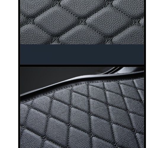  Cool car automotive Black Customized Special car Trunk mat Leather Cargo mat Waterproof Cargo Liners for Jaguar XF XE XJ F-PACE (F-PACE)