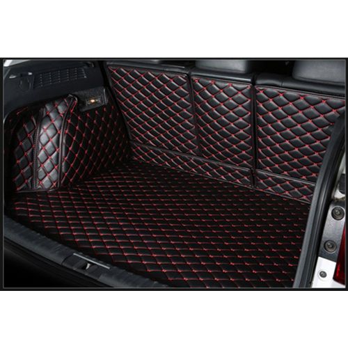  Cool car automotive Cool Car Custom fit Cargo Mat boot liner Waterproof Full covered cargo liners Leather Boots Liner Pet Mats for Mercedes Benz GLS Class GLS350d GLS450 GLS550 GLS63 AMG (Black with b