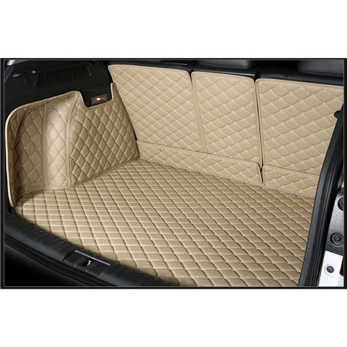  Cool car automotive Cool car Custom fit Cargo Mat boot liner Waterproof full covered cargo liners Leather Boots Liner Pet Mats for Cadillac XT5 XTS CT6 CTS (XT5, Black with black stitches)