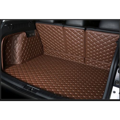  Cool car automotive Cool car Custom fit Cargo Mat boot liner Waterproof full covered cargo liners Leather Boots Liner Pet Mats for Cadillac XT5 XTS CT6 CTS (XT5, Black with black stitches)