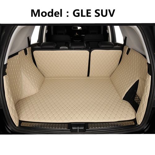  Cool car automotive Cool car Custom fit Cargo Mat boot liner Waterproof full covered cargo liners Leather Boots Liner Pet Mats for Cadillac XT5 XTS CT6 CTS (XTS, Black with red line)