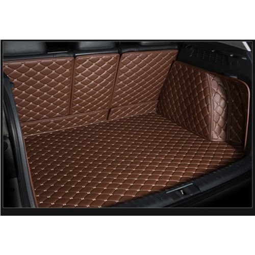  Cool car automotive Cool car Custom fit Cargo Mat boot liner Waterproof full covered cargo liners Leather Boots Liner Pet Mats for Cadillac XT5 XTS CT6 CTS (XTS, Black with red line)