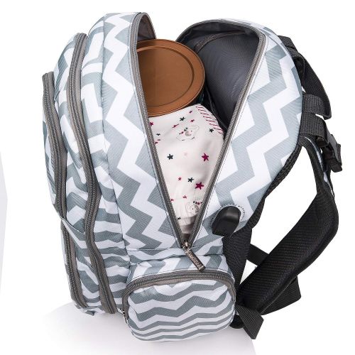  CoolBELL Baby Diaper Backpack with Insulated Pockets/Large Size Water-Resistant Baby...