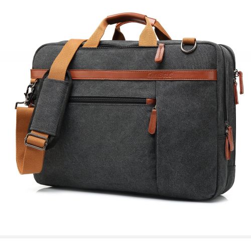  [아마존 핫딜] [아마존핫딜]CoolBELL Convertible Backpack Shoulder Bag Messenger Bag Laptop Case Business Briefcase Leisure Handbag Multi-Functional Travel Rucksack Fits 17.3 Inch Laptop for Men/Women / Trave