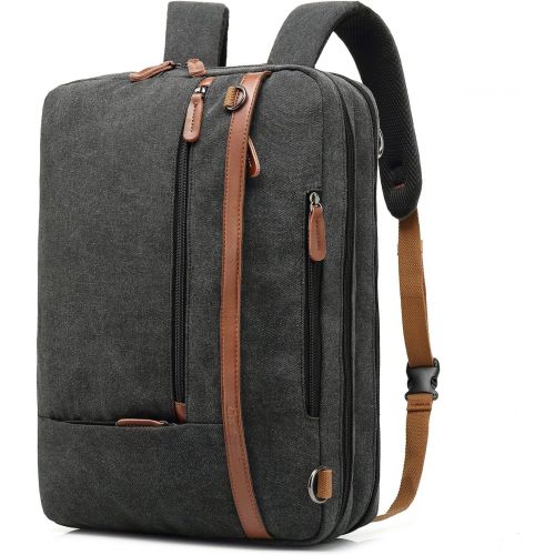  [아마존 핫딜] [아마존핫딜]CoolBELL Convertible Backpack Shoulder Bag Messenger Bag Laptop Case Business Briefcase Leisure Handbag Multi-Functional Travel Rucksack Fits 17.3 Inch Laptop for Men/Women / Trave