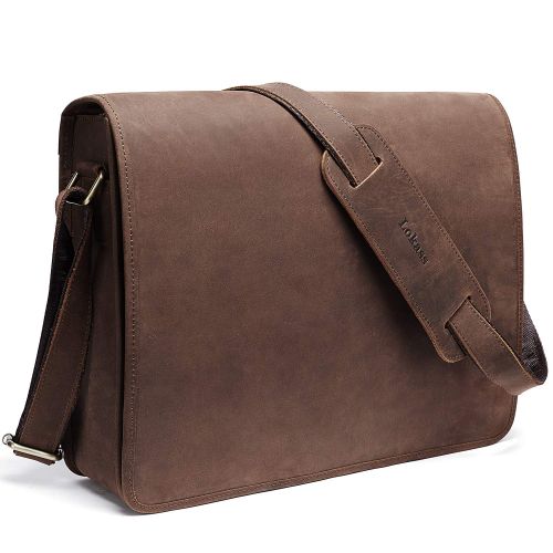  [아마존 핫딜]  [아마존핫딜]CoolBell Aktentasche Business Messenger Bag aus echtem Leder Herren Umhangetasche Arbeitstasche Lehrertasche Tragetasche Studenten Schultertasche Laptoptasche bis zu 13,3 Zoll(Braun)