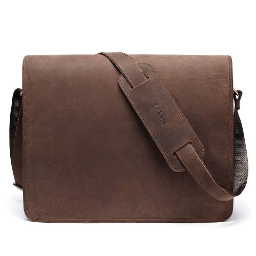  [아마존 핫딜]  [아마존핫딜]CoolBell Aktentasche Business Messenger Bag aus echtem Leder Herren Umhangetasche Arbeitstasche Lehrertasche Tragetasche Studenten Schultertasche Laptoptasche bis zu 13,3 Zoll(Braun)