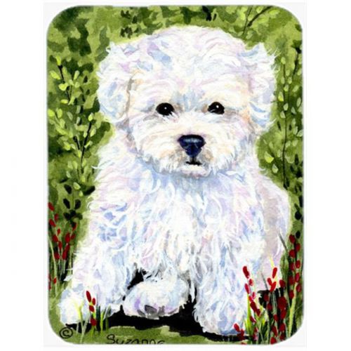  CoolCookware Bichon Frise Glass Cutting Board, Large