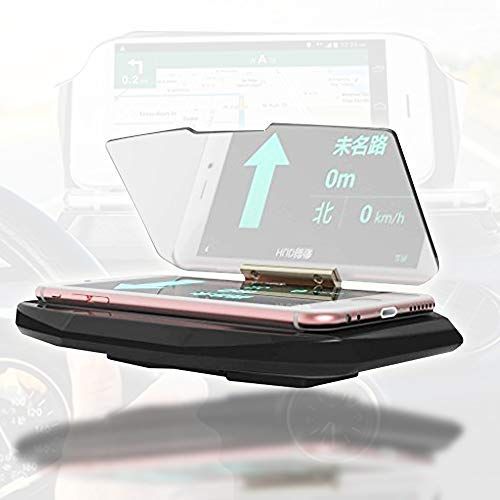  CoolKo Universal HUD Head-Up Display GPS Navigation Frame Windscreen Projector with Qi Wireless Charging Function [Version 2]