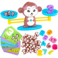 [아마존핫딜][아마존 핫딜] CoolToys Monkey Balance Cool Math Game for Girls & Boys | Fun, Educational Children’s Gift & Kids Toy STEM Learning Ages 3+ (65-Piece Set)