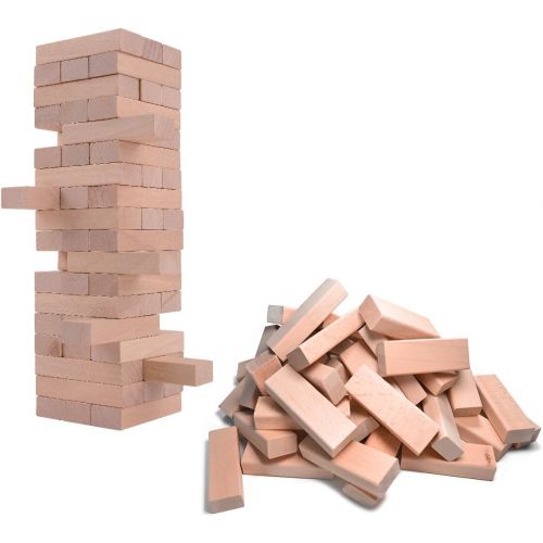  [아마존베스트]CoolToys Timber Tower Wood Block Stacking Game  Original Edition (48 Pieces)