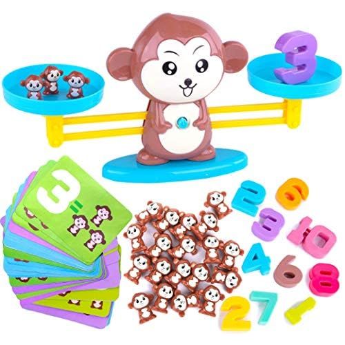  [아마존베스트]CoolToys Monkey Balance Cool Math Game for Girls & Boys | Fun, Educational Children’s Gift & Kids Toy STEM Learning Ages 3+ (65-Piece Set)