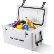 EchoSmile 30 Quart Rotomolded Cooler, Portable Ice Chest Cooler with Durable Handles, Great Gift for Outdoor Golf, Camping, Picnic, Sea Fishing (36-Can Capacity)