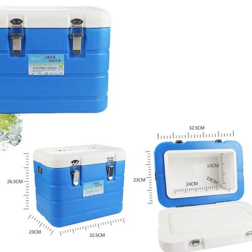  Cooler Box Travel Car Load Multifunction Outdoor Barbecue Camping Insulation Box - Blue