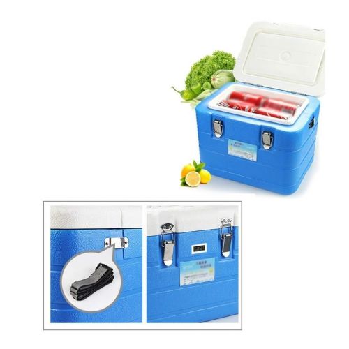  Cooler Box Travel Car Load Multifunction Outdoor Barbecue Camping Insulation Box - Blue