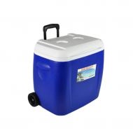 Cooler Box 38L Portable with Wheels, Multifunction Household PU Freezer Outdoor Electric Cool Box