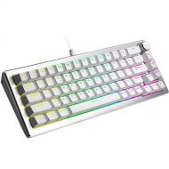Cooler Master CK720 65% Customizable Mechanical Keyboard (Silver White, Red Switches)