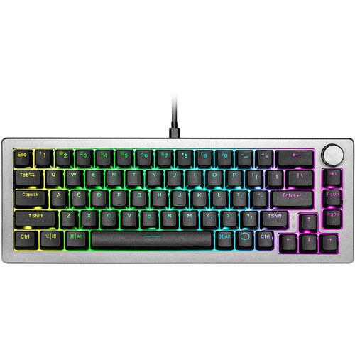  Cooler Master CK720 65% Customizable Mechanical Keyboard (Space Gray, Red Switches)